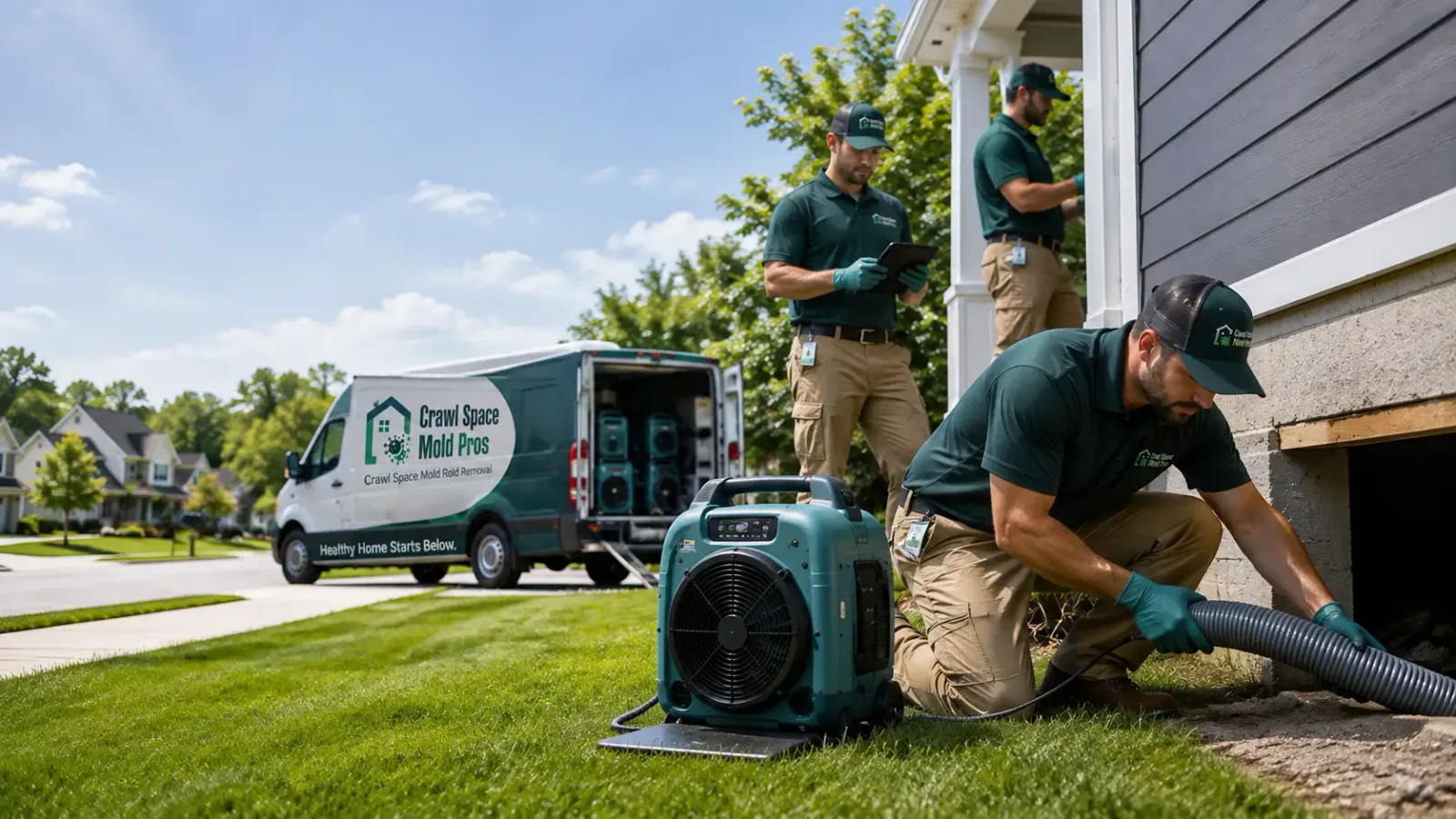 Crawl Space Mold Removal in Onaway, MI